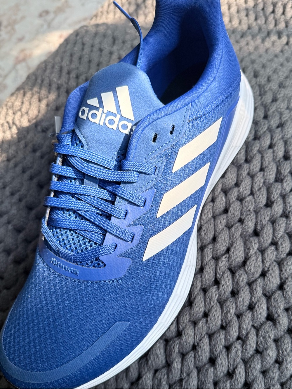 adidas Duramo SL Navy and White Running Shoes (Box Label)
